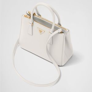 Prada White Galleria Saffiano Bag
